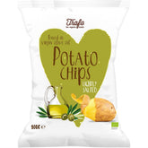 I olivenolie bagte kartoffelchips BIO 100 g - TRAFO